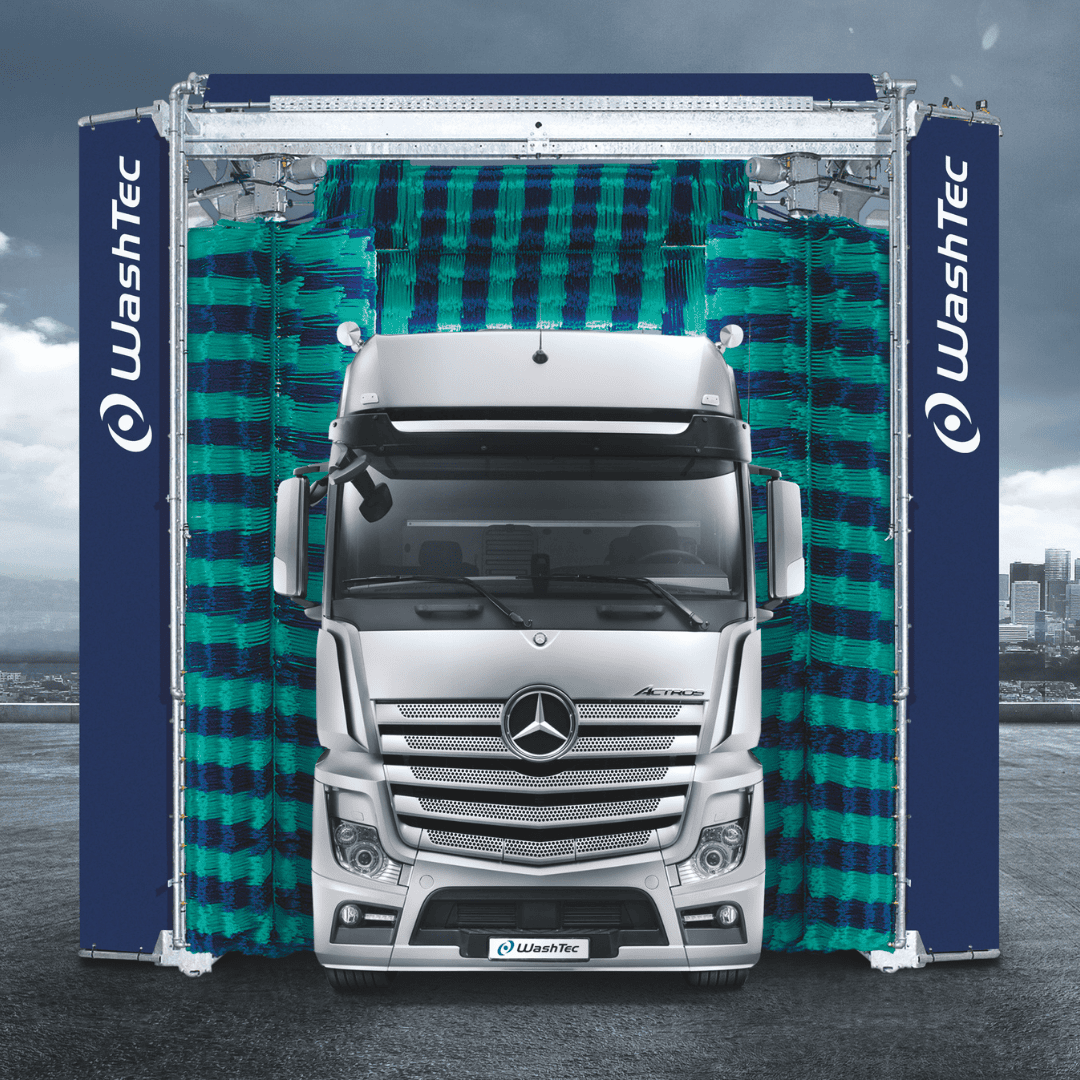 commercial vehicle washing system